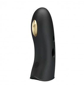 PRETTY LOVE - MARICO Electric Shock Finger Vibrator (Chargeable - Black)